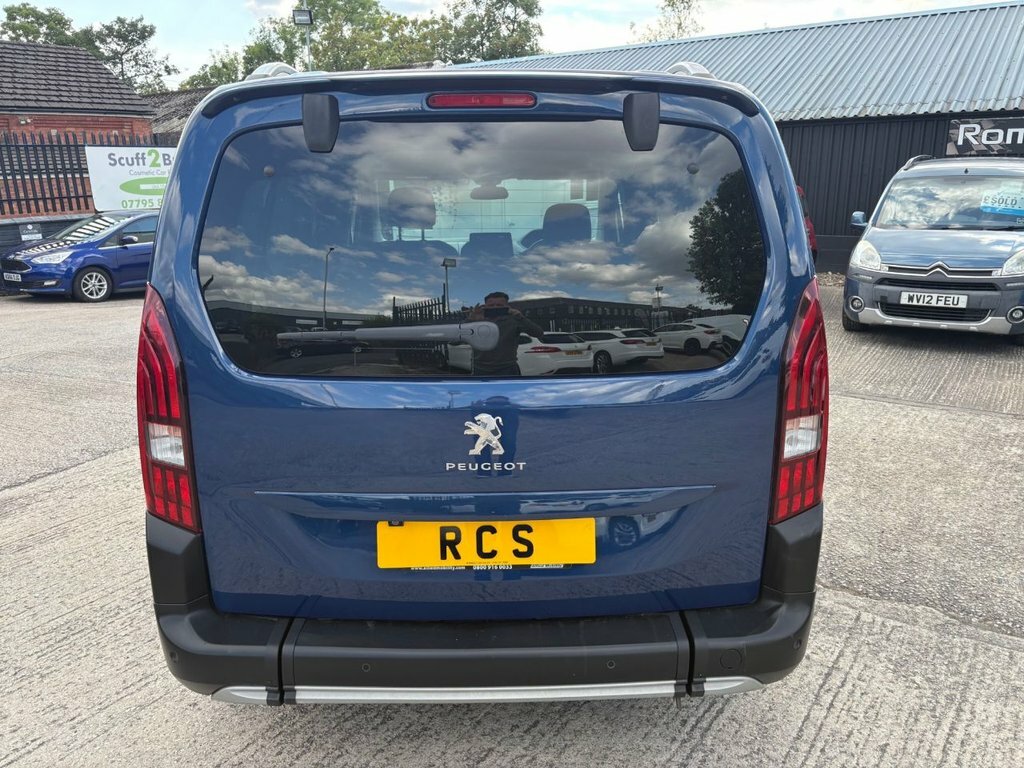 Peugeot Rifter Mpv Blue #4