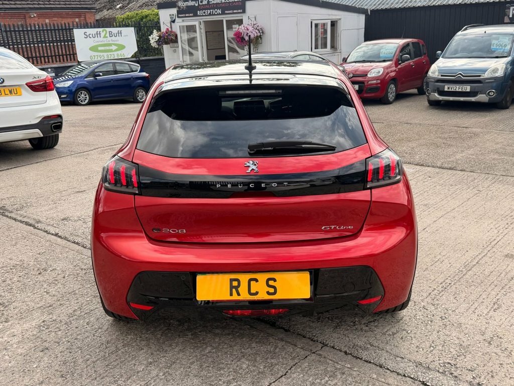 Peugeot e-208 Hatchback Red #3
