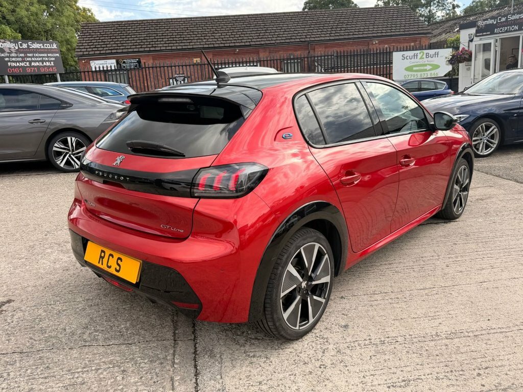 Peugeot e-208 Hatchback Red #2