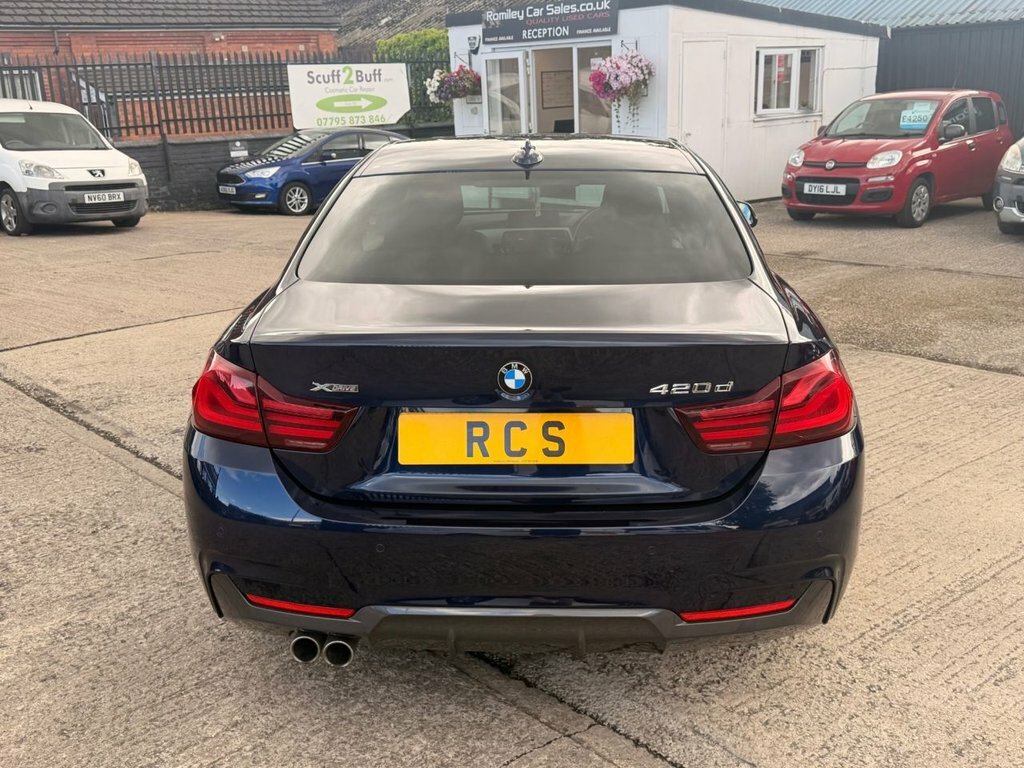 BMW 4 Series Gran Coupe 2L M Sport Blue #3