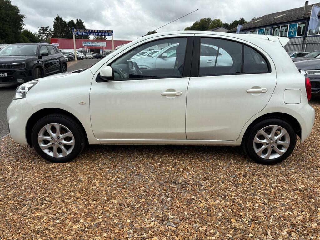 Nissan Micra 1.2 Acenta Euro 5 White #4