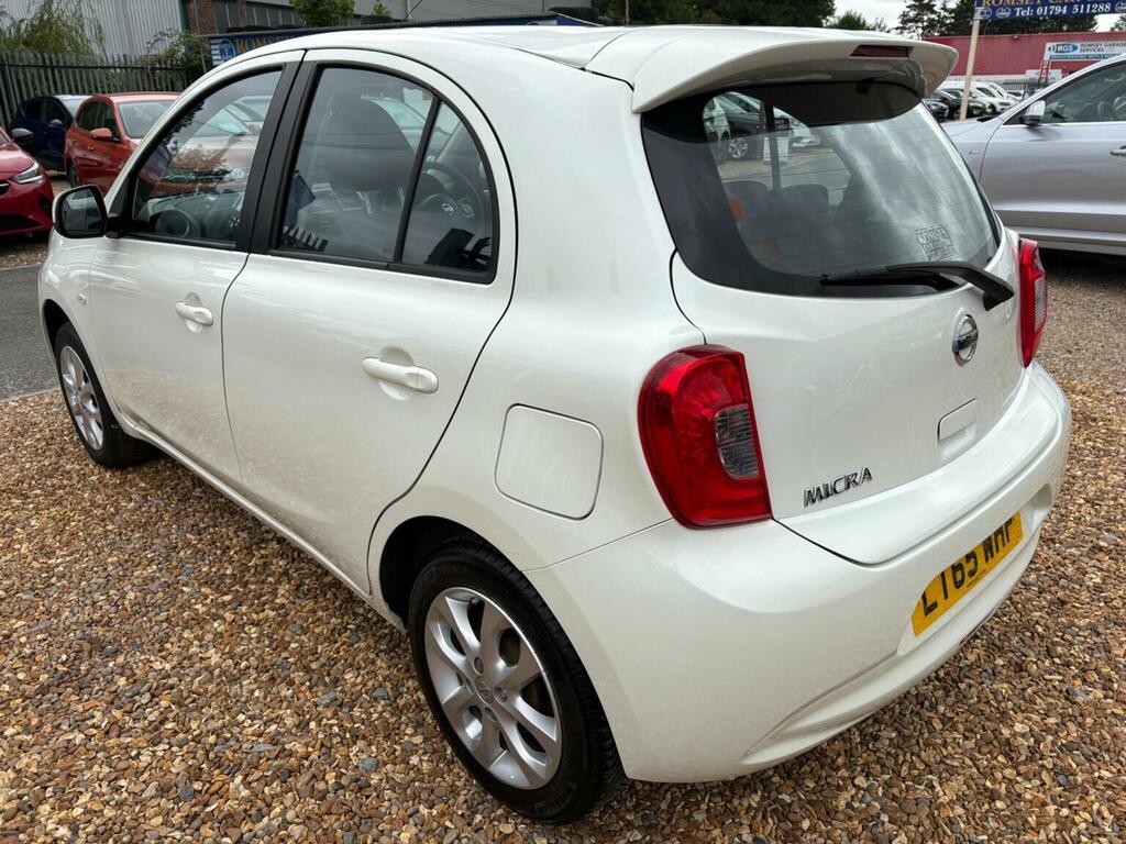 Nissan Micra 1.2 Acenta Euro 5 White #5