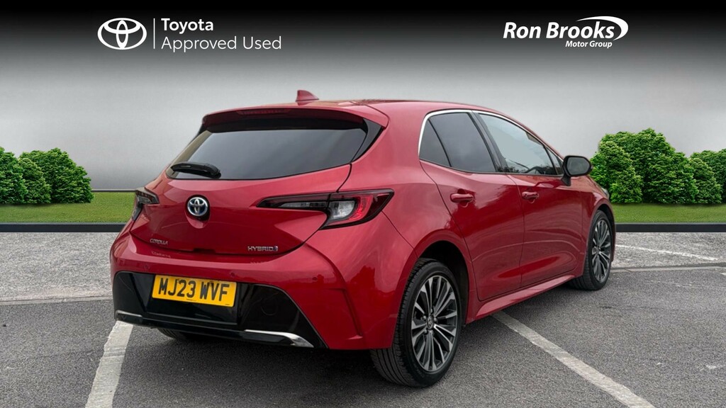 Toyota Corolla 1.8 Vvt-h Design Cvt Euro Red #2