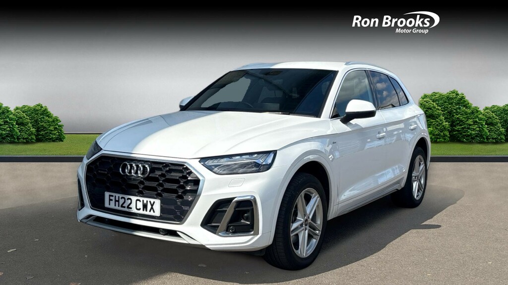 Audi Q5 2.0 Tdi 40 S Line S Tronic FH22CWX White #3