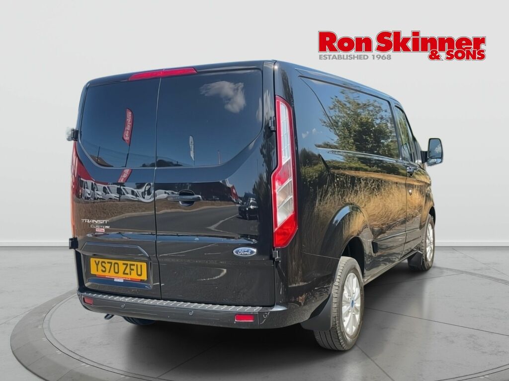 Ford Transit Custom 2.0 280 Ecoblue Limited Panel Van Manua YS70ZFU Black #3