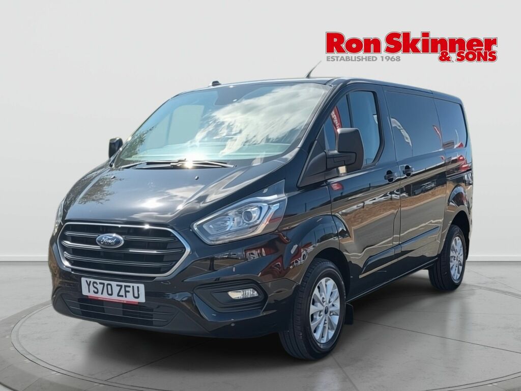 Ford Transit Custom 2.0 280 Ecoblue Limited Panel Van Manua YS70ZFU Black #2