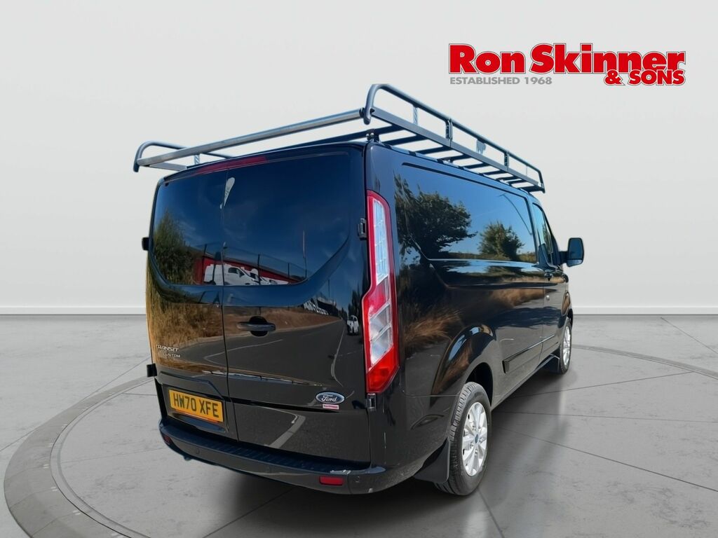 Ford Transit Custom 2.0 280 Ecoblue Limited Panel Van Manua HW70XFE Black #4