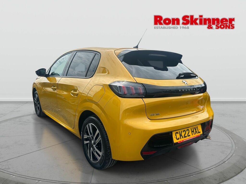 Peugeot 208 1.2 Puretech Allure Premium Hatchback M CK22HXL Yellow #3