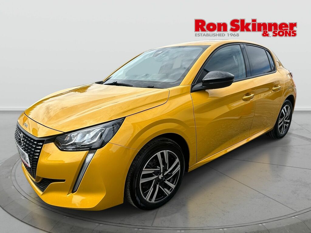 Peugeot 208 1.2 Puretech Allure Premium Hatchback M CK22HXL Yellow #2