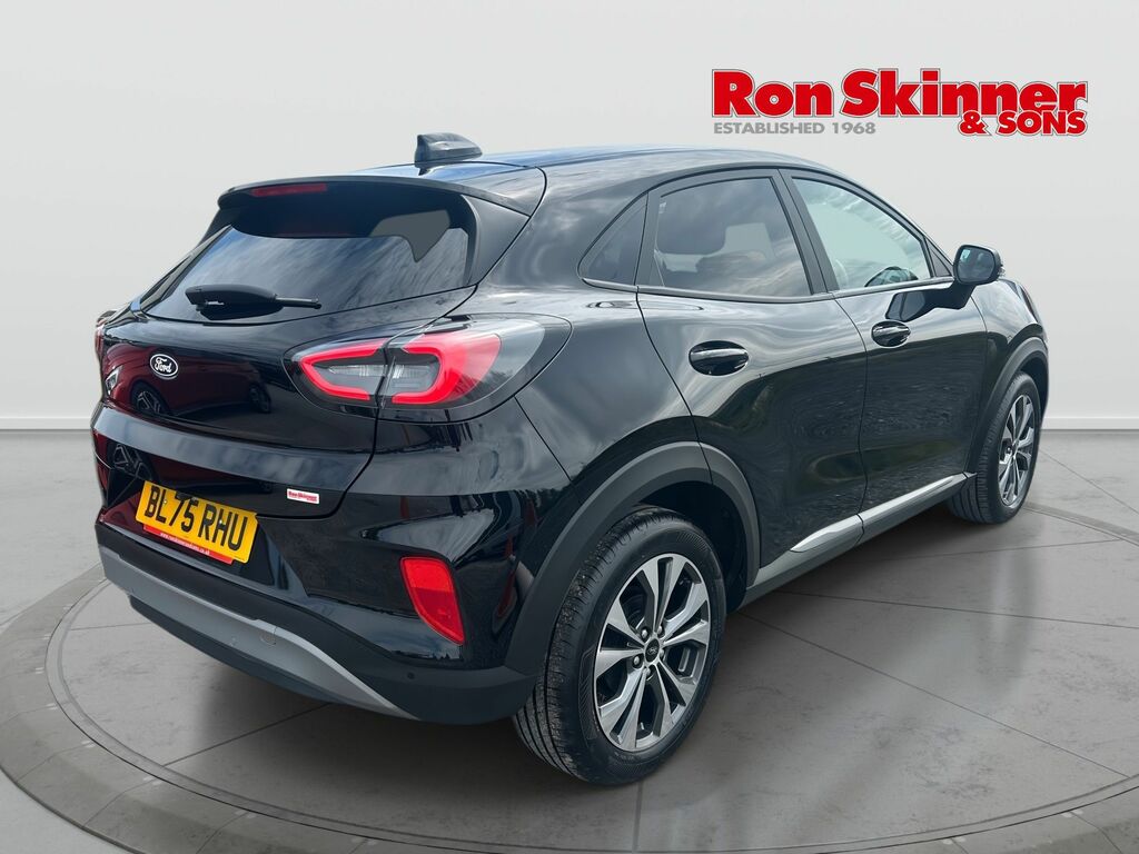 Ford Puma 1.0T Ecoboost Mhev Titanium Suv Hybrid BL75RHU Black #4