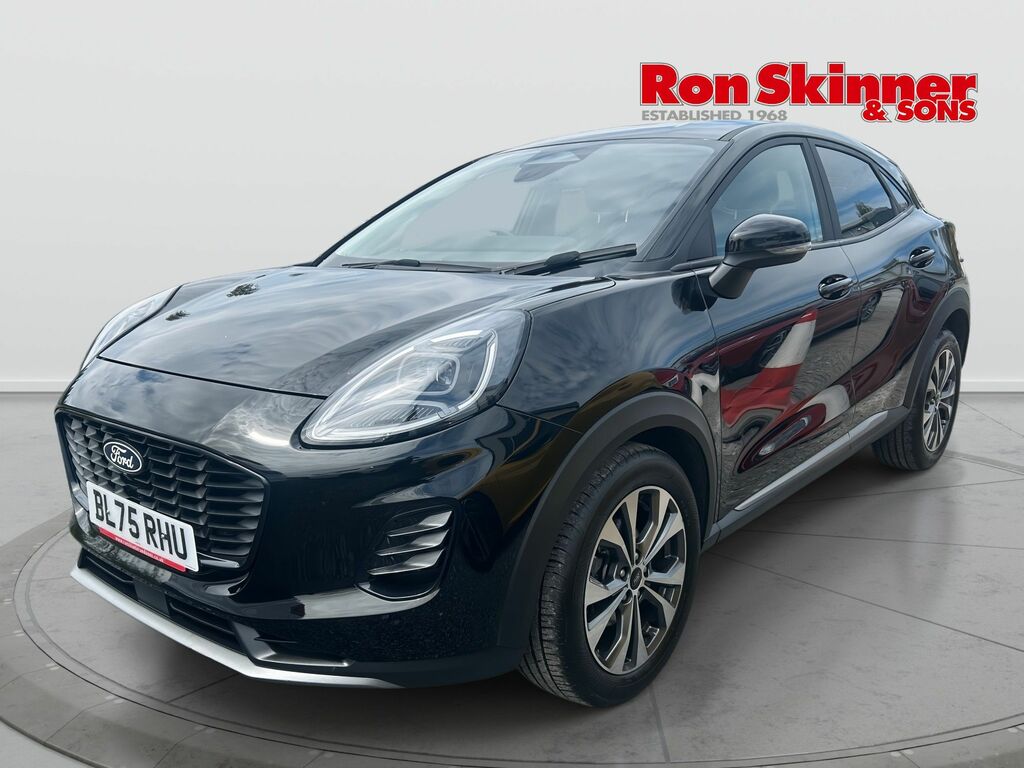 Ford Puma 1.0T Ecoboost Mhev Titanium Suv Hybrid BL75RHU Black #2