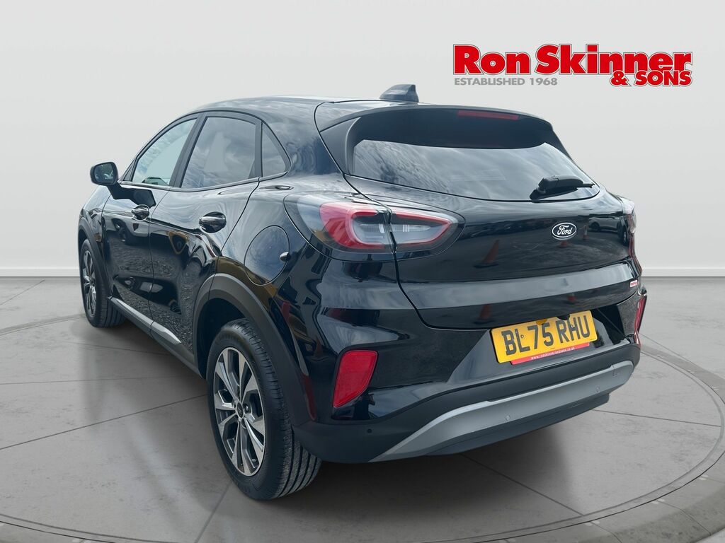 Ford Puma 1.0T Ecoboost Mhev Titanium Suv Hybrid BL75RHU Black #3