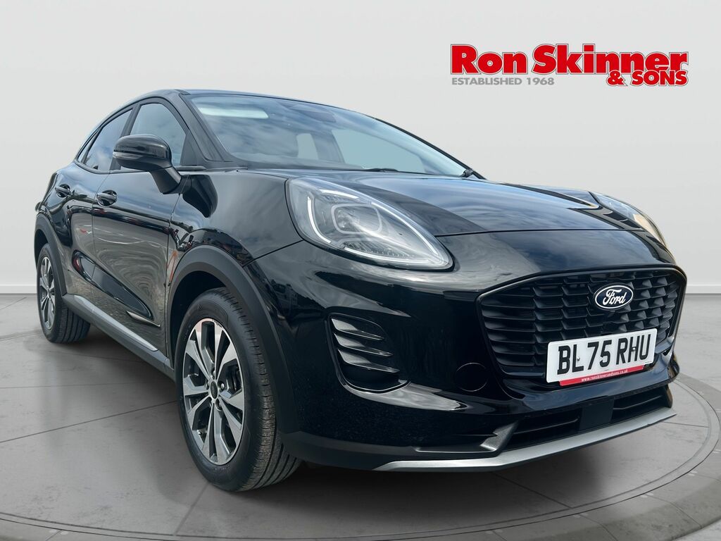 Ford Puma 1.0T Ecoboost Mhev Titanium Suv Hybrid BL75RHU Black