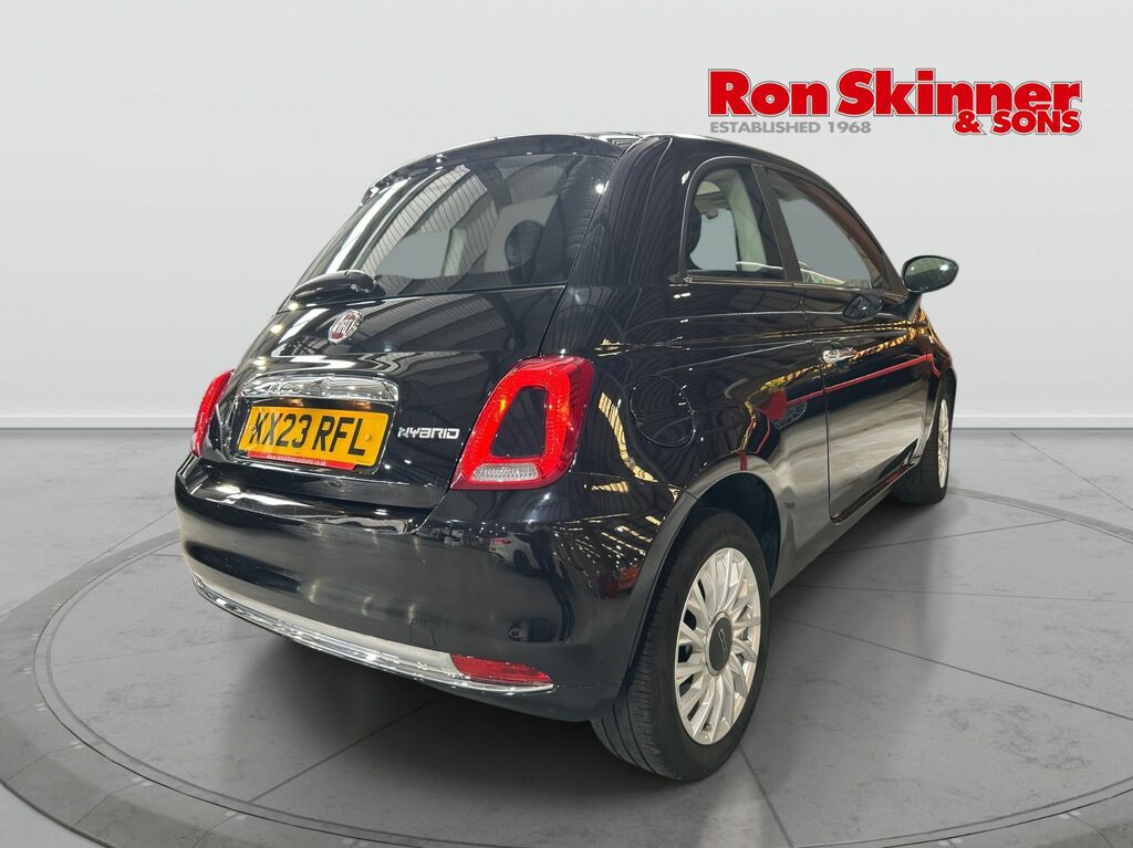 Fiat 500 1.0 Mhev Hatchback Euro 6 Ss KX23RFL Black #4