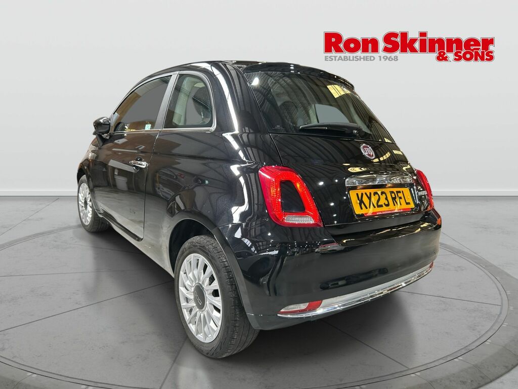 Fiat 500 1.0 Mhev Hatchback Euro 6 Ss KX23RFL Black #3