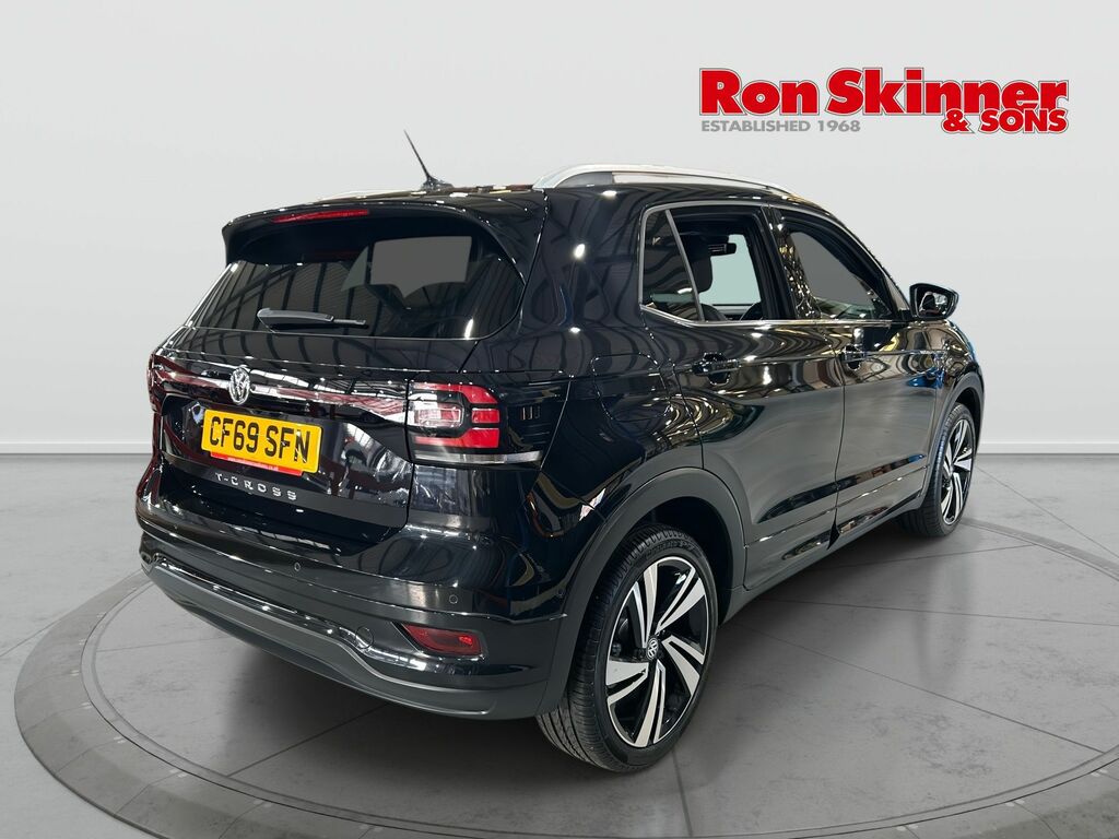 Volkswagen T-Cross 1.0 Tsi R-line Suv Dsg Euro 6 Ss 11 Black #4