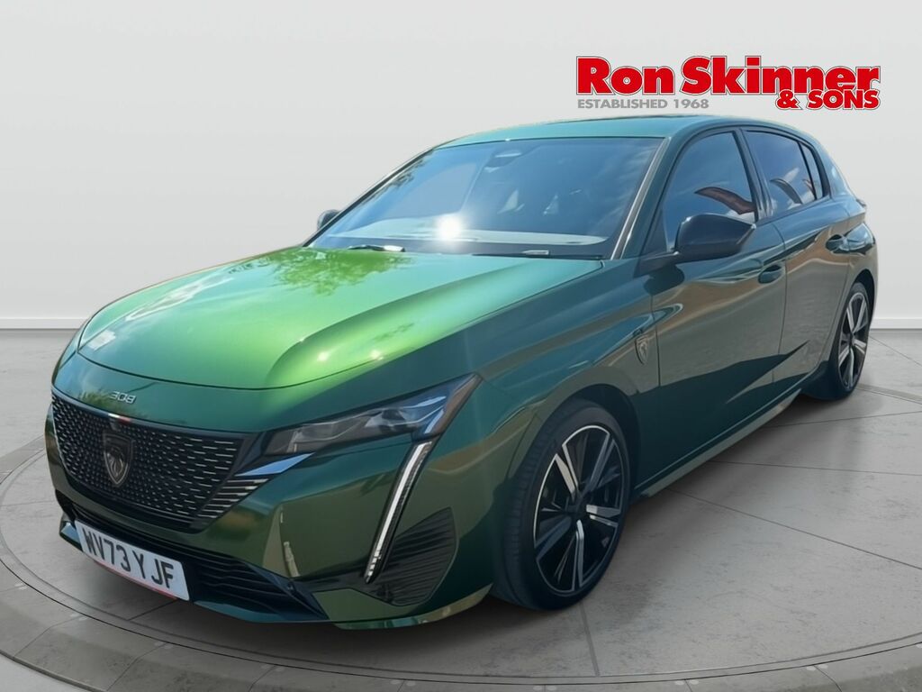 Peugeot 308 1.2 Puretech Gt Hatchback Eat Euro 6 S WV73YJF Green #2