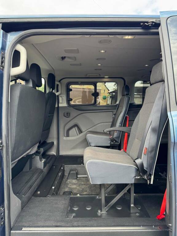 Ford Tourneo Custom 6 Seat Wheelchair Accessible Disabled Access Ramp Silver #14