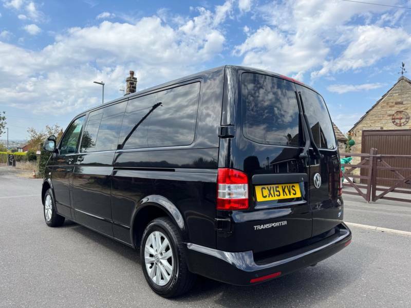 Volkswagen Transporter Shuttle 2.0 Td T30 Se Dsg L3 H1 - 2015 15 CX15KVS Black #6