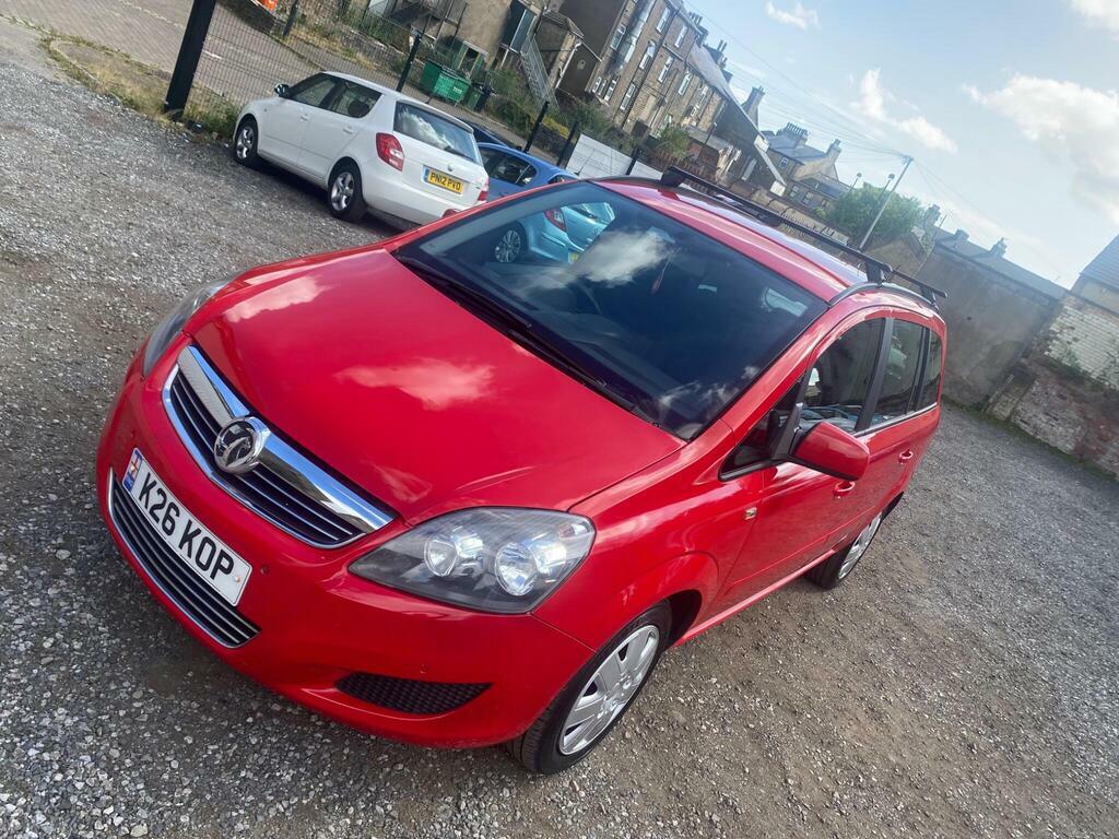 Vauxhall Zafira 1.6 16V Exclusiv Euro 5 Red #2