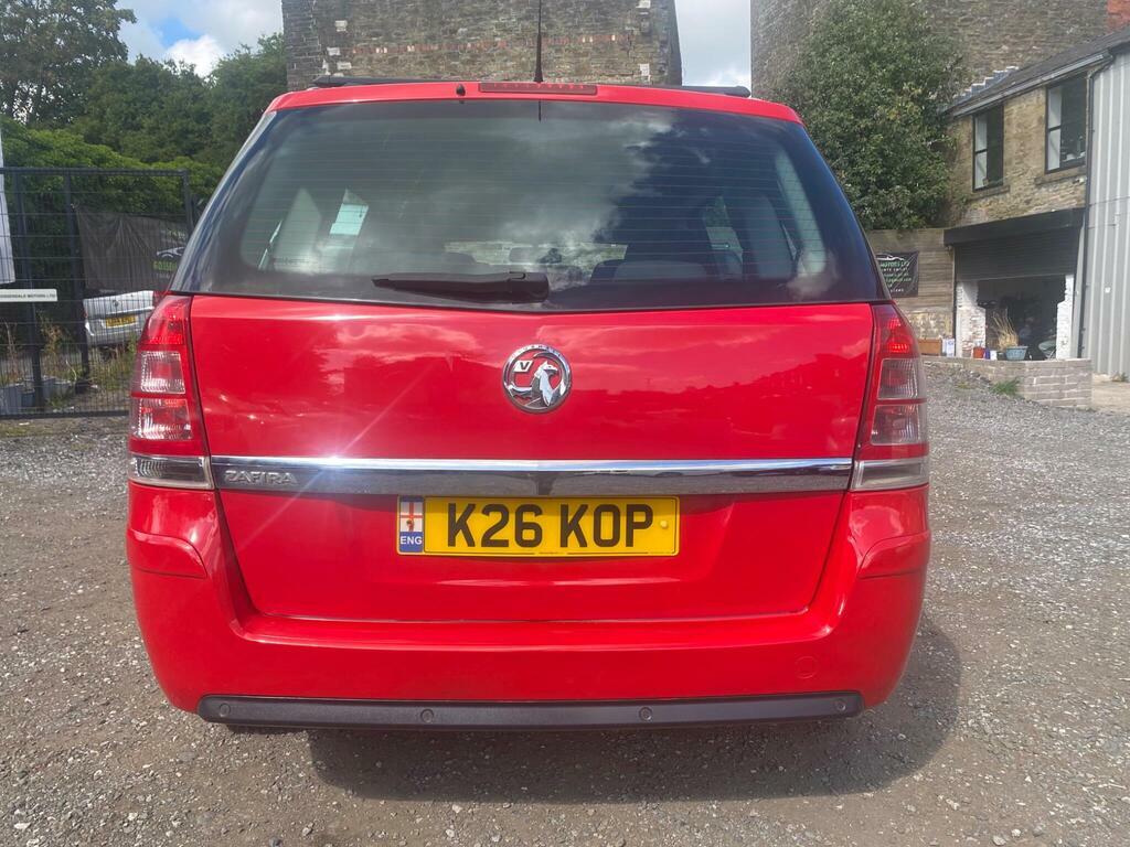 Vauxhall Zafira 1.6 16V Exclusiv Euro 5 Red #6