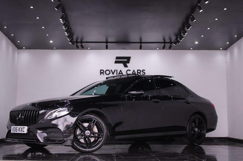 Mercedes-Benz E Class Saloon 2.0 E220d Amg Line Premium G-tronic Euro KO16KXC Black #3