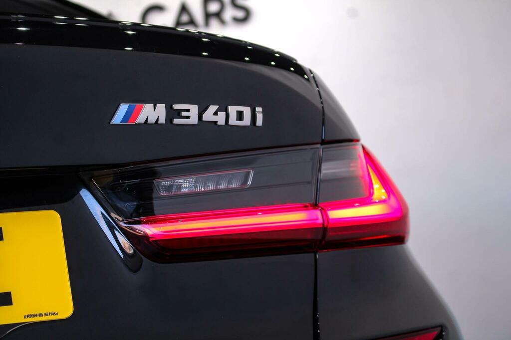 BMW 3 Series Saloon 3.0 M340i Mht Xdrive Euro 6 Ss SN21OLE Black #4