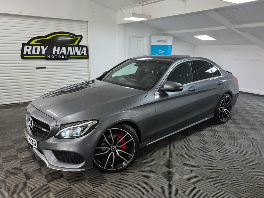 Mercedes-Benz C Class 2.1 C220d Amg Line Premium Saloon G-t Grey