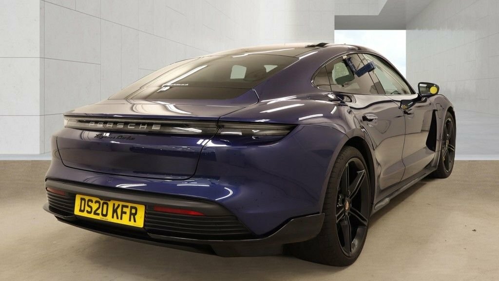 Porsche Taycan Saloon Blue #4