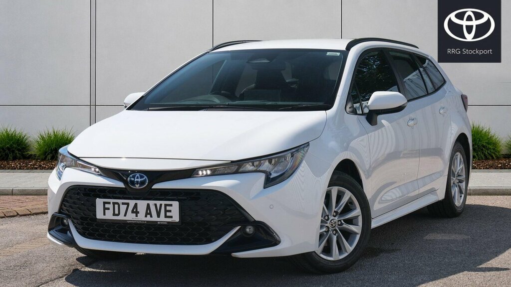 Toyota Corolla 1.8 Vvt-h Icon Touring Sports Cvt Euro 6 Ss FD74AVE White #3