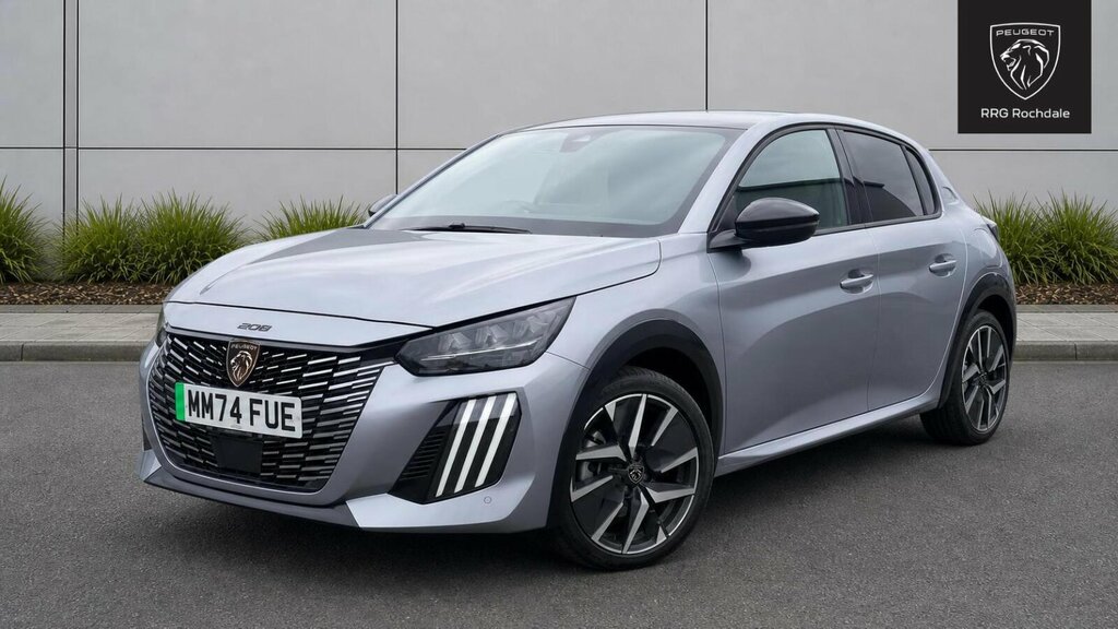 Peugeot e-208 51Kwh Gt 11Kw Charger MM74FUE Grey #3