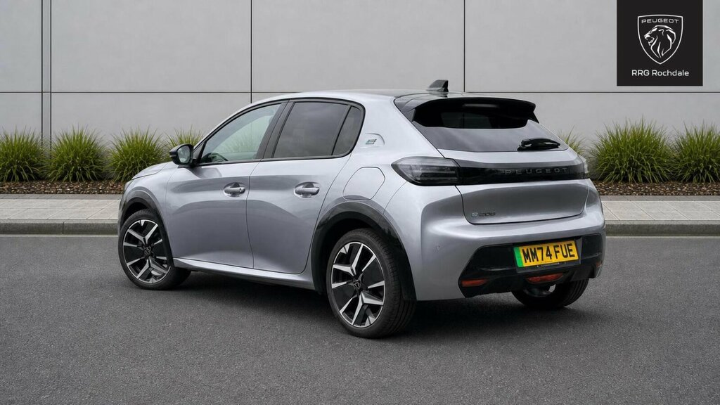Peugeot e-208 51Kwh Gt 11Kw Charger MM74FUE Grey #6