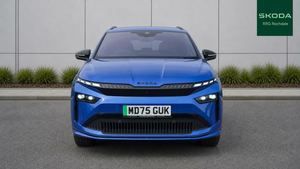 Skoda ENYAQ 210Kw 85X Sportline 82Kwh 4X4 MD75GUK Blue #2