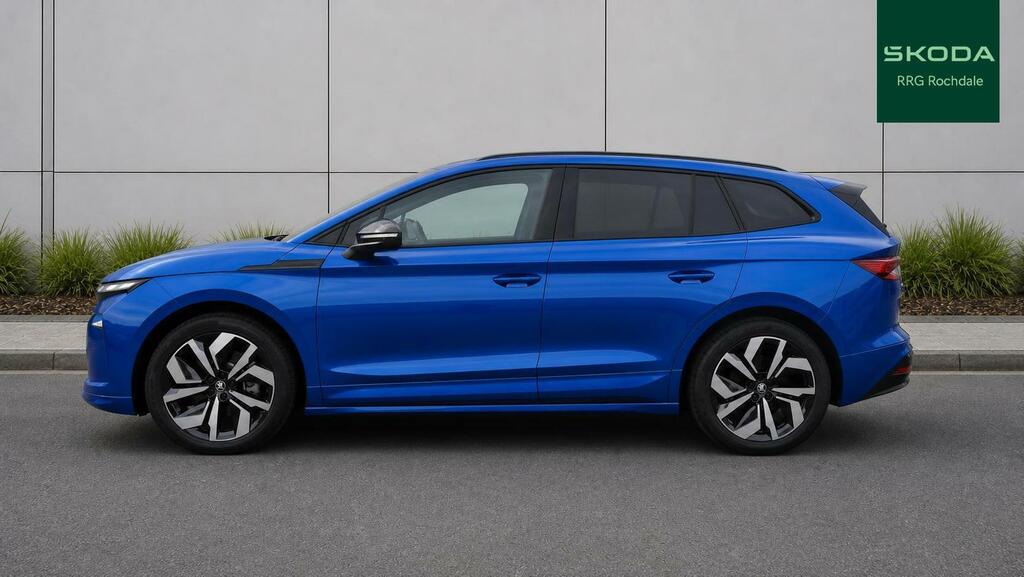 Skoda ENYAQ 210Kw 85X Sportline 82Kwh 4X4 MD75GUK Blue #4