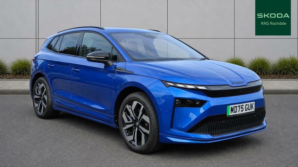 Skoda ENYAQ 210Kw 85X Sportline 82Kwh 4X4 MD75GUK Blue
