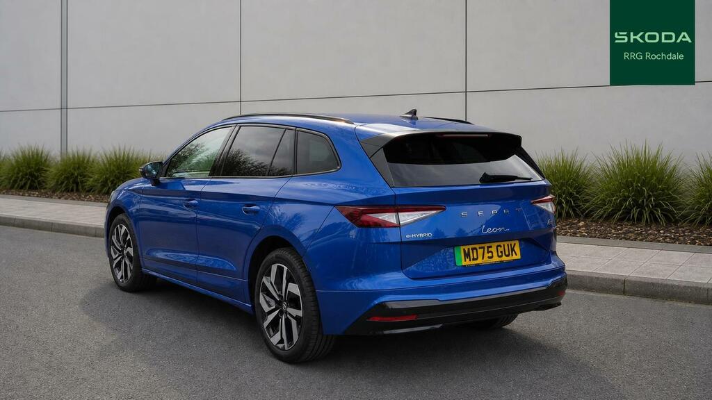 Skoda ENYAQ 210Kw 85X Sportline 82Kwh 4X4 MD75GUK Blue #6