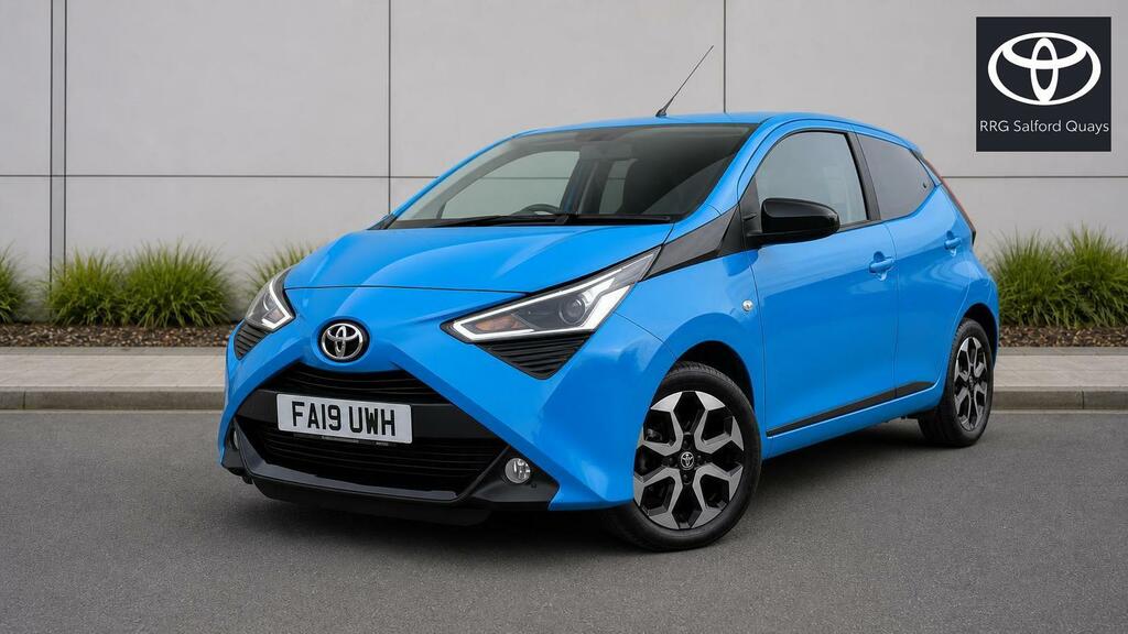 Toyota Aygo 1.0 Vvt-i X-trend Euro 6 FA19UWH Blue #3