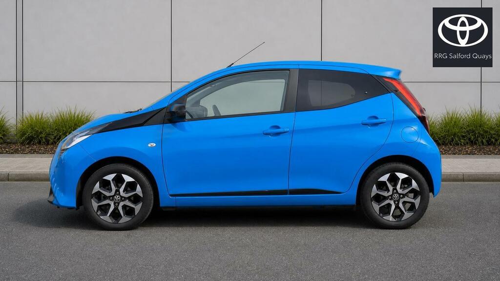 Toyota Aygo 1.0 Vvt-i X-trend Euro 6 FA19UWH Blue #4