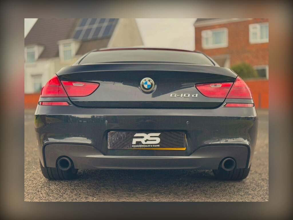 BMW 6 Series Gran Coupe 640D M Sport Gran Coupe Black #16