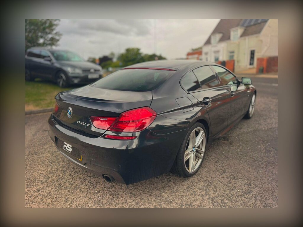 BMW 6 Series Gran Coupe 3.0 640D M Sport Euro 6 Ss Black #5