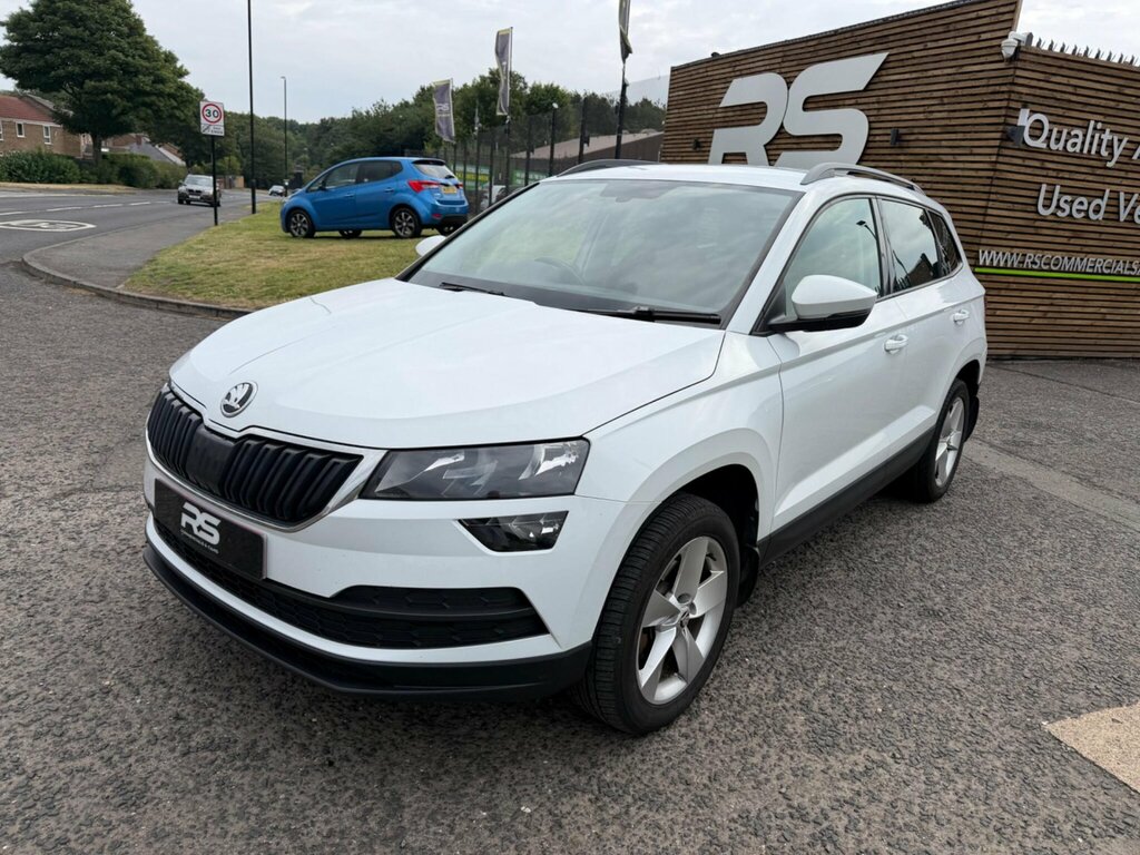 Skoda Karoq 1.6 Tdi Se Dsg Euro 6 Ss White #4