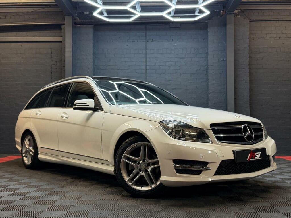 Mercedes-Benz C Class 2.1 C220 Cdi Amg Sport Edition G-tronic Euro 5 S White