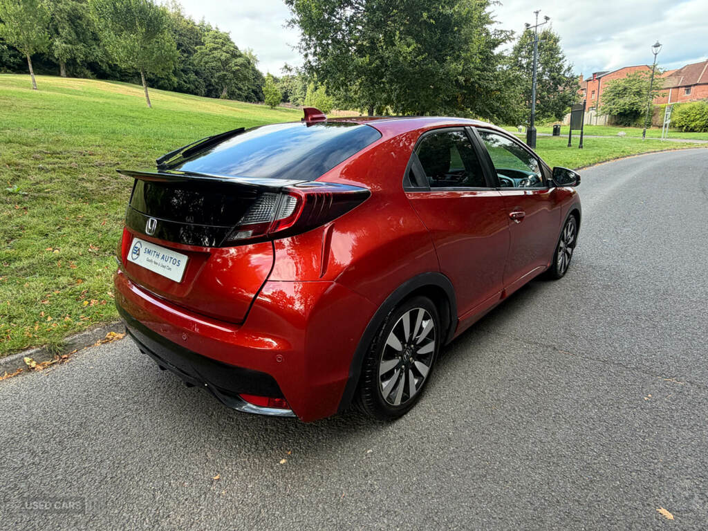 Honda Civic 1.8 I-vtec Ex Plus Red #3