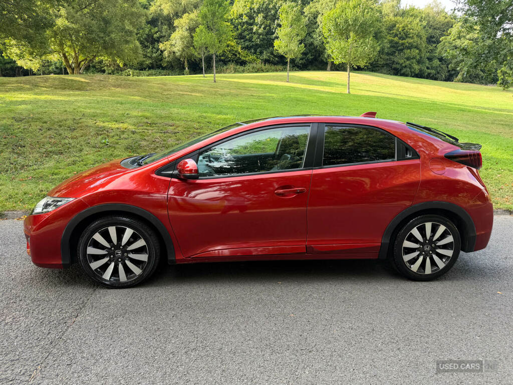 Honda Civic 1.8 I-vtec Ex Plus Red #5