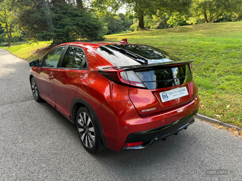 Honda Civic 1.8 I-vtec Ex Plus Red #6