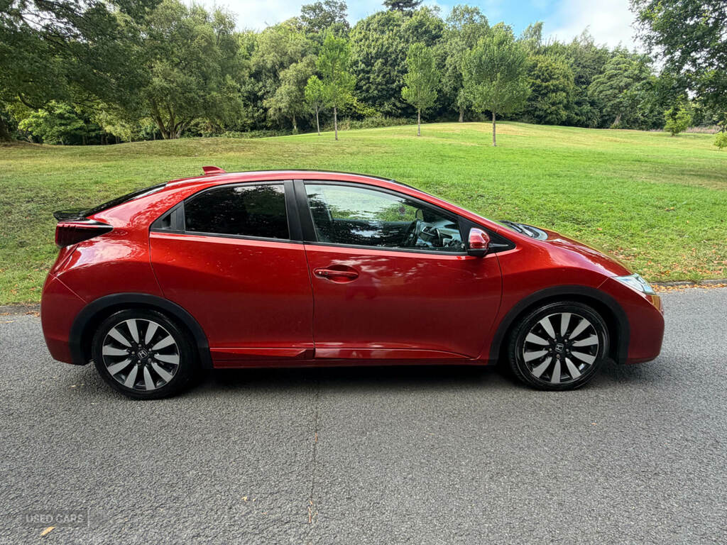Honda Civic 1.8 I-vtec Ex Plus Red #2