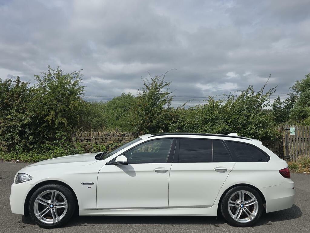 BMW 5 Series 523I M Sport Estate Euro 6 2.0 White #6