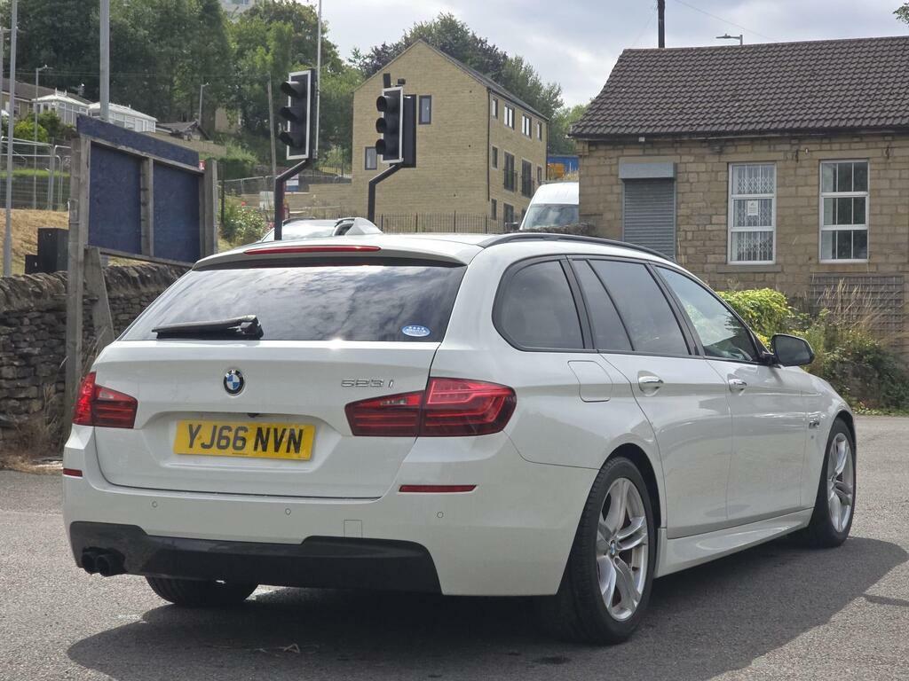 BMW 5 Series 523I M Sport Estate Euro 6 2.0 White #3