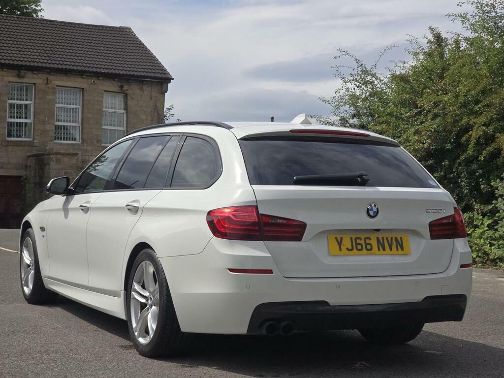 BMW 5 Series 523I M Sport Estate Euro 6 2.0 White #4
