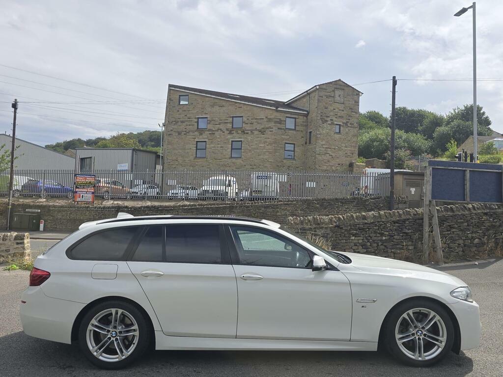 BMW 5 Series 523I M Sport Estate Euro 6 2.0 White #5